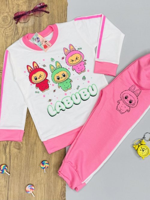 بلوز شلوار لبوبو سفید