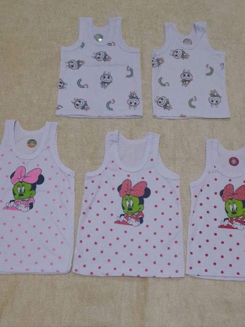 زیرپوش رکابی نخی اعلاء دخترانه