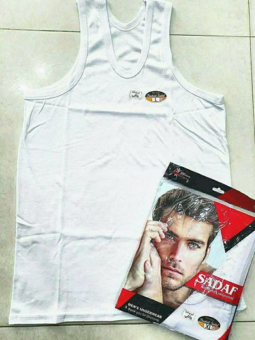 زیرپوش مردانه سفید رکابی XL