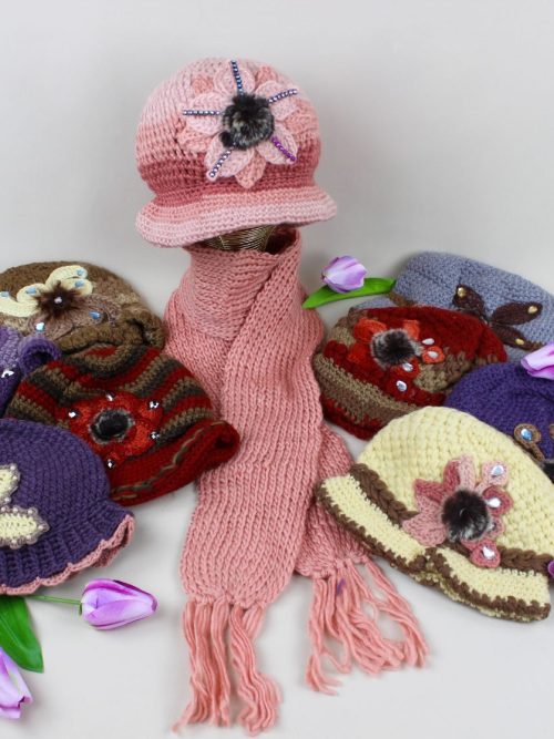 IMG_20260104_210647_297 کلاه و شال دخترانه